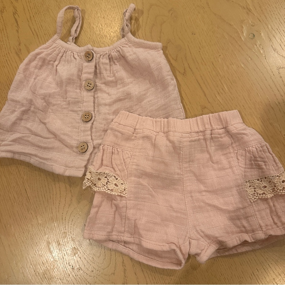City Mouse 9-12months Camisole/Shorts Set